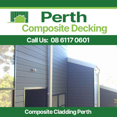 Composite cladding installation in Perth with modern charcoal grey horizontal boards
