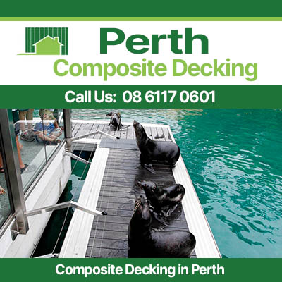 Perth composite deck boardwalk over ocean with modern grey planks and safety rail